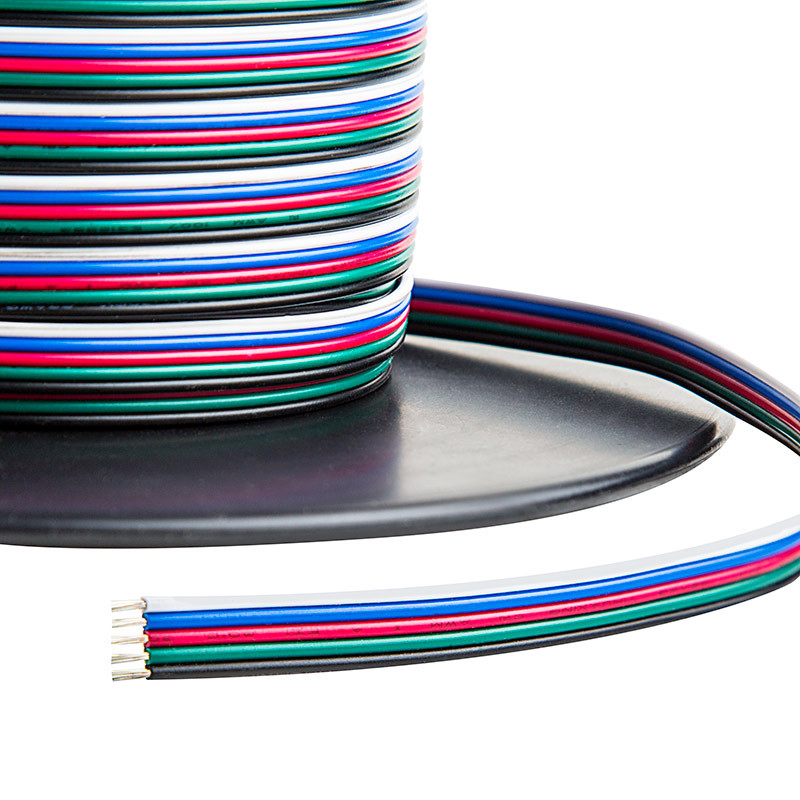 20AWG 5pin RGB+W Power Wire Cable