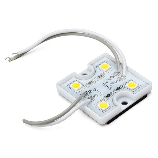 5050 4 LEDs String Sign Module White