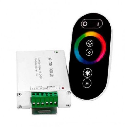 RGB LED Controller with Touch RF Remote 3 Channel