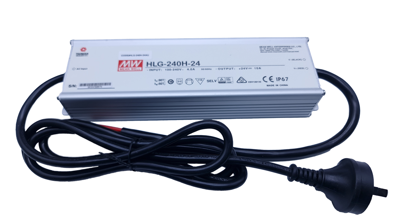 Mean Well HLG-240 LED Driver IP67 24V