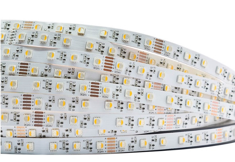 SMD 5050 60 pcs/m Non-Waterproof RGB+W 19.2W/m 24V