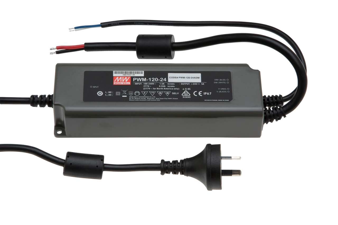 Mean Well PWM-120 Power Supply IP67 24V