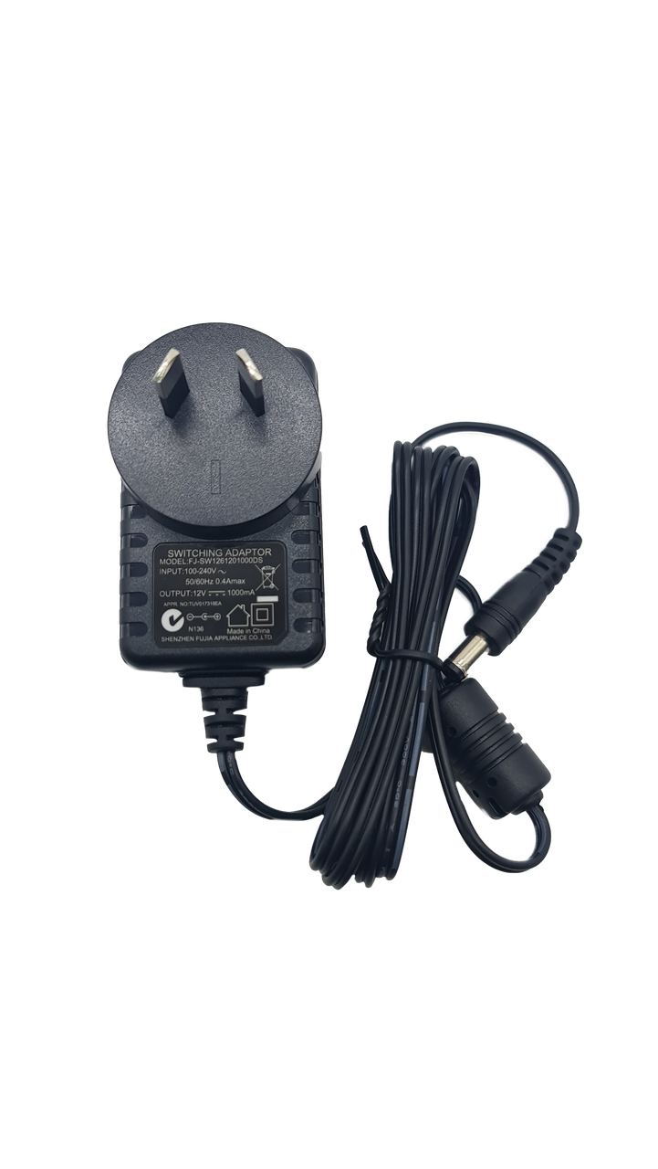 AC/DC Power Adapter 12W / 1A / 12V