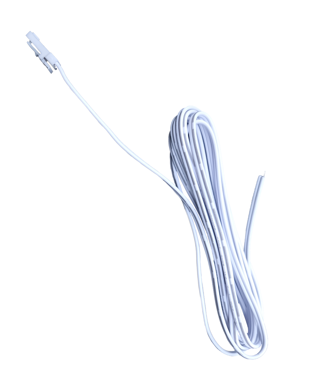 2m wire with mini DC Male Connector White