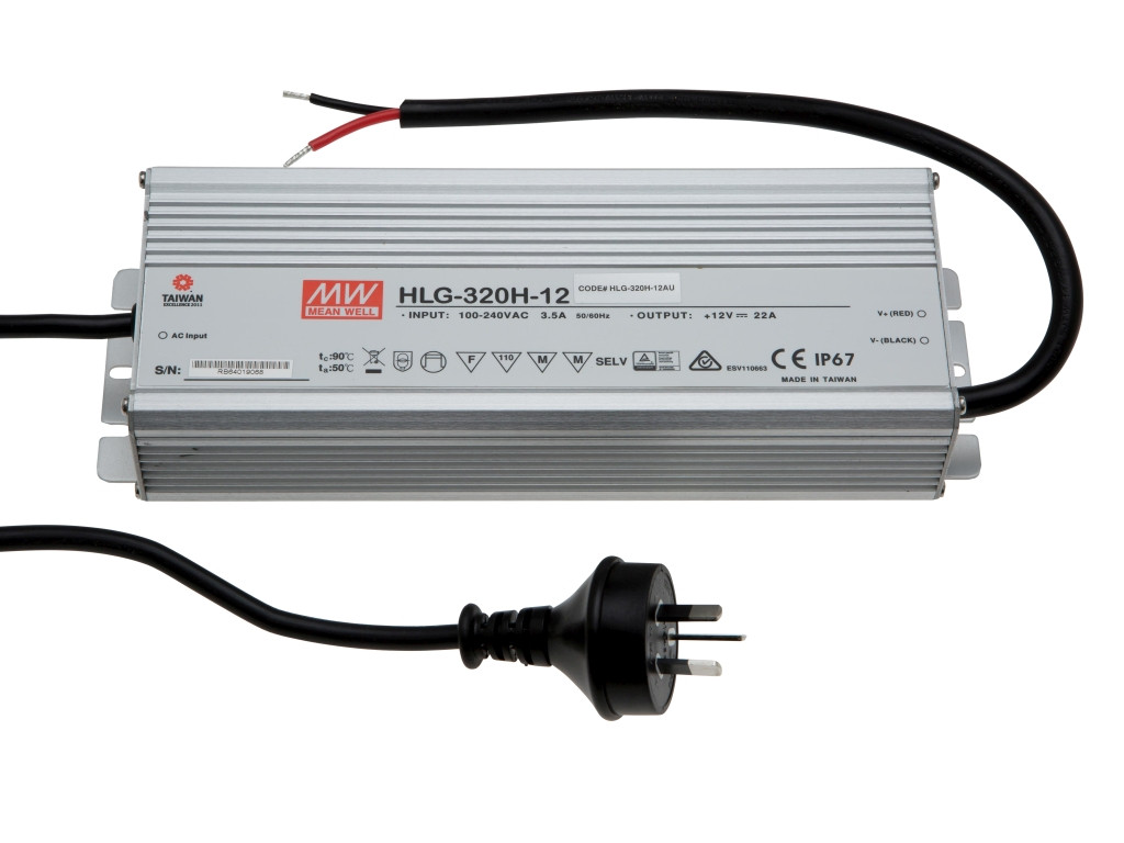 Mean Well HLG-320 LED Driver IP67 24V