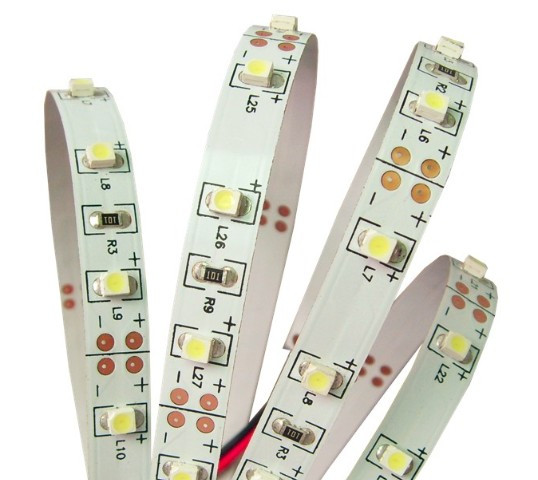 SMD 3528 60 pcs/m in Water Resistant Tube 4.8W/m 24V