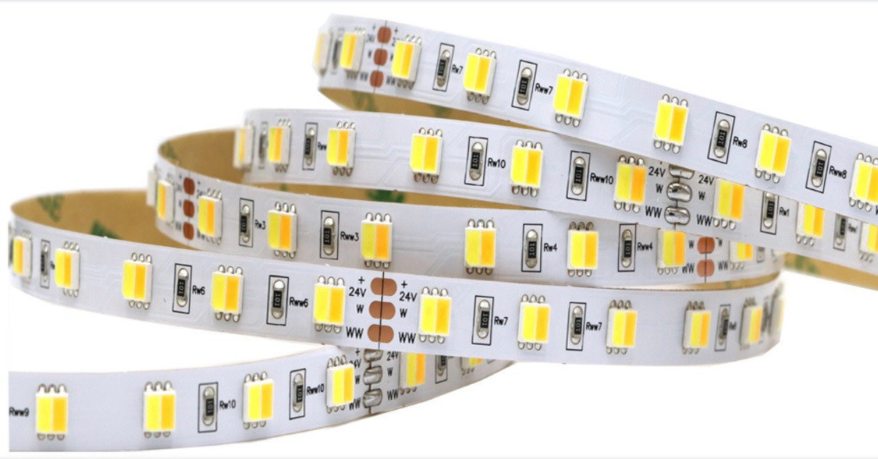 CCT Tri-Colour 120LEDs/m 2700k-6500k (12/24v - 19.2w) IP20