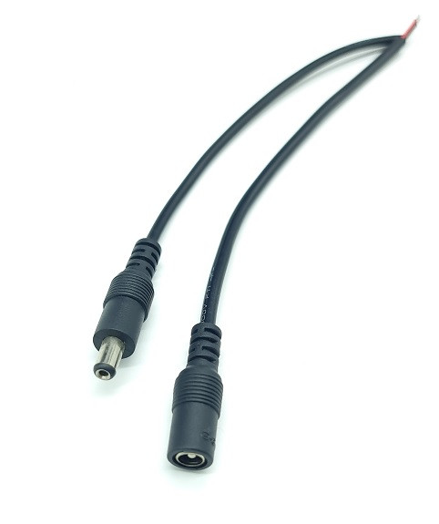 DC Connector Male Female  Pair 5.5mm * 2.1mm