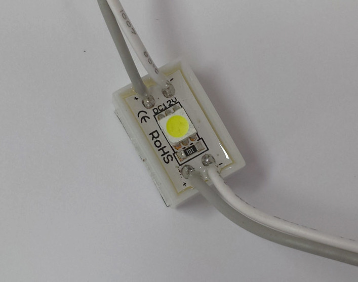 5050 1 LED String Sign Module White