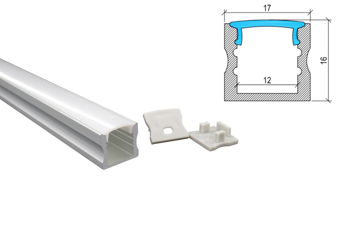 Surface-Mounted Deep LED Profile PA-13