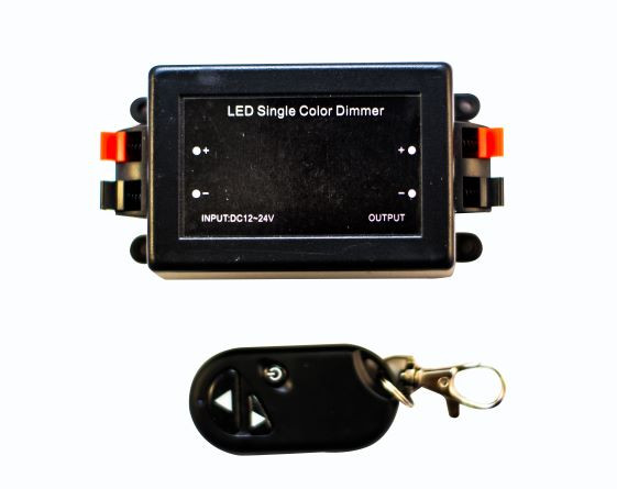 LED Dimmer with 3 Button Remote Controller
